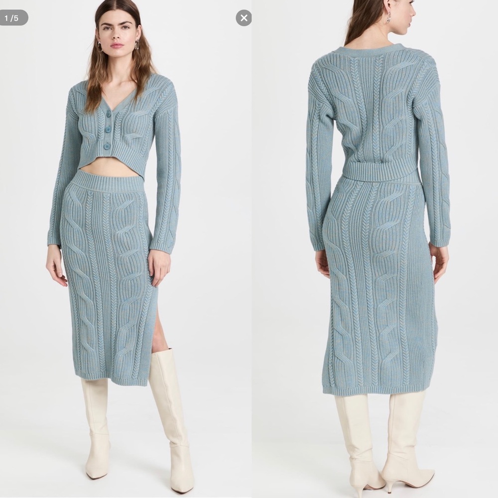 NWT Jonathan Simkhai Natalia Cutout Midi Dress SZ